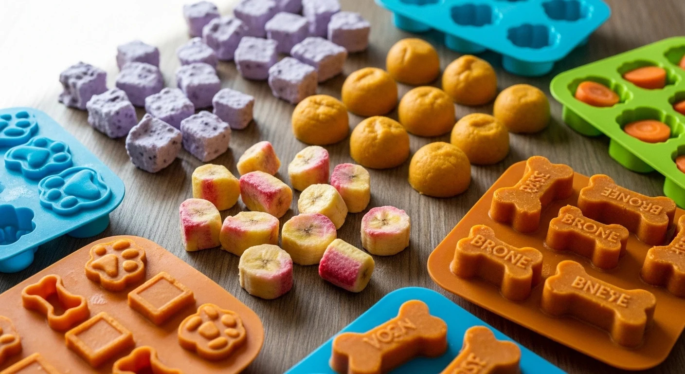 Budget-Friendly & Safe: 4 Simple 2-Ingredient Frozen Dog Treat Recipes